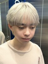 サンクマーケット 渋谷(cinq MARKET) 渋谷ダブルカラーショートウルフボブグレージュカラー30代40代