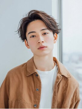 ノエリブ 名駅(noe liv) MEN’S HAIR/ブルーブラック/フェザーパーマ/名駅49