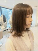 ☆オリーブベージュ・ミディアムレイヤー☆
