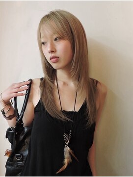 ブロック ジャポン(bloc japon) ブリーチ ケアブリーチ ダブルカラー ハッシュカット/本間