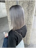 ホワイトシルバーバレイヤージュ