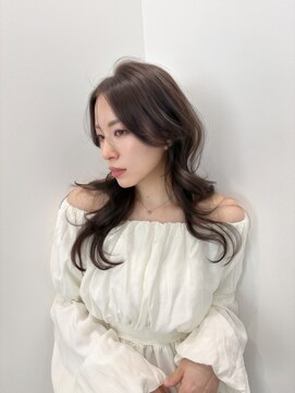 韓国ヘア/レイヤーカット/小顔ヘア/顔まわりカット/前髪カット