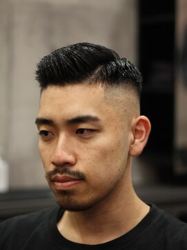 バーバーショップ ネオ セカンド(BARBERSHOP NEO2nd) サイドパート[メンズ/フェード］