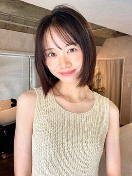 サンルーム(SUN room) レイヤーボブ/透け感バング/ナチュラル内巻きボブ