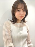 くびれヘア/ミディアム/レイヤー/20代30代40代/有楽町/銀座