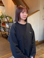 サロンエフ(salon f)&nbsp;ピンクラベンダー×ボブ
