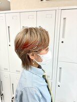 ヴァンカウンシル 松本店(VAN COUNCIL) デザインカラーを活かした毛流れヘアセット