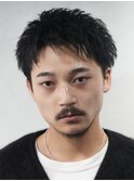 渋谷ツイストスパイラルパーマメンズカットスパイキーショート