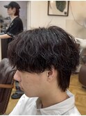 MEN’S/ニュアンスパーマ/ニュアンスウルフ/柏駅