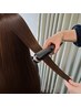 【綺麗に髪を伸ばしたい！】超音波カラー＋極上プラチナトリートメント_14850