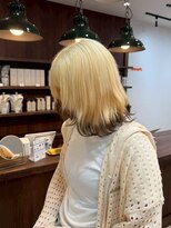 ニュースエン(newseN:)&nbsp;ブロンド×ブラック/エンドカラー/ブリーチ/ケアブリーチ//新潟