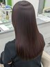 期間限定【黒髪必見◎】弱ブリーチダブルカラー＋カット＋髪質改善TR