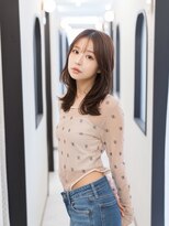 ペグ(Peg)&nbsp;大人可愛いミディアムレイヤー/仙台駅前/髪質改善/個室サロン