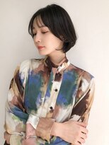 ケーツー エソラ池袋店(K-two)&nbsp;骨格補正で美シルエット！ひし形レイヤーボブ*前髪ありボブ