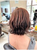クラゲヘアー　アンブレラカラー/外はね