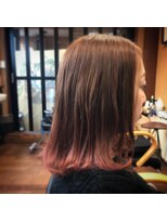 ヘア ロココ(hair LOCOCO)&nbsp;ピンクグラデーションカラー