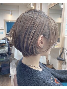 リンクス(LINKTH) ショートボブ/シルキーベージュ/ニュアンスカラー