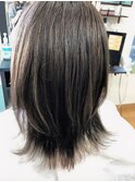 白髪ぼかし グレージュ