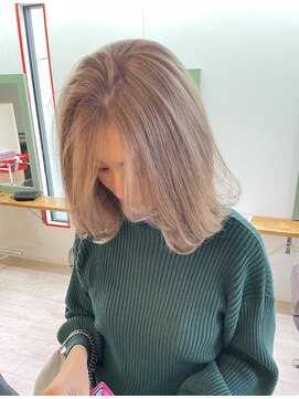 アップ(A+hair) ダブルカラー/ベージュカラー/インナーカラー/ハイライト/ピンク