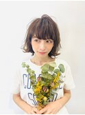 透明感カラー×外ハネボブ☆