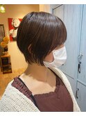 抜け感ショートボブ