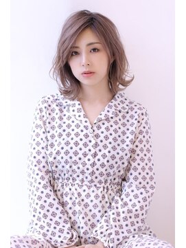 オーロ 緑地公園店(ORO) ローライトココアブラウン大人かわいいゆるふわフリンジウェーブ