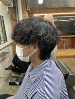 強め波巻きパーマ
