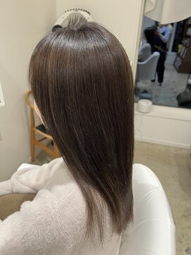 カラー つくば 天久保(KOLOR) 【つくば】白髪ぼかしハイライト×アッシュベージュ