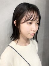 イデア(idea)&nbsp;【切りっぱなしボブ×黒髪ボブ】ヘアスナップ・山下