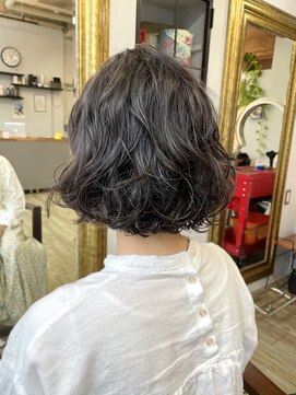 ヌード(NUDE) NUDEミニボブ10代20代30代40代前下がりボブ ボブパーマ