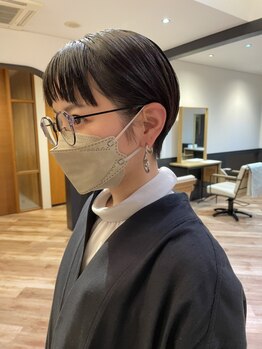 ロク ヘアー(LOC HAIR)の写真/『ショートにしたいけど…』中々勇気が出ない方・過去にトラウマがある方にオススメサロン♪