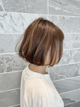 シャワー(SHOWER) ボブ、ハイライト、ハイライト、カラー【布施】