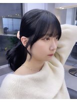 ロンドアヴァントゥス 池袋(Lond aventus)&nbsp;韓国レイヤー/韓国風/ボブ/髪質改善/黒髪/ブリーチなし〔池袋〕