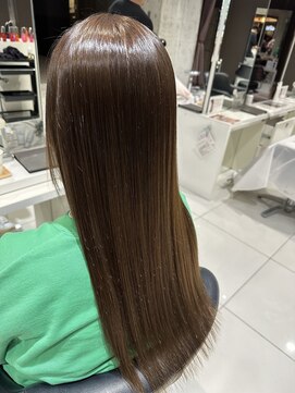 アヴァンスクロス あべのルシアス店(AVANCE.CROSS) 髪質改善×ブラウンベージュ