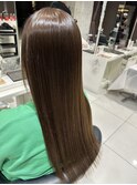 髪質改善×ブラウンベージュ