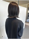 切りっぱなしボブ