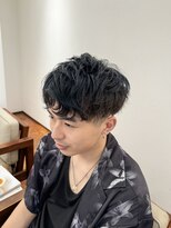 アンソル オブ リシェール(N'SOL of RICHAIR)&nbsp;ベリーショート/ダークアッシュ/ニュアンスパーマ/韓国マッシュ