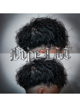 ドープリット(Dope LIT) 縦落ちツイストスパイラルパーマ×フェード