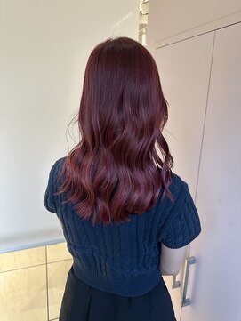 ユーフォリア 新宿店(Euphoria) ダブルカラーブリーチチェリーピンク