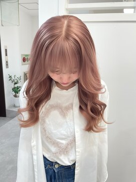 ヴィア(Via) ピンクベージュ/ペールピンク/ハイトーン/ケアブリーチ/20代