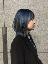 ビュートリアム265(BEAUTRIUM 265) ボブ レイヤーボブ ボブウルフ 冬カラー クリスマス ブルー