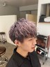 メンズカット+カラー+トリートメント＋ヒーリングシャンプー