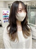 ロングレイヤー/グラデーションカラー