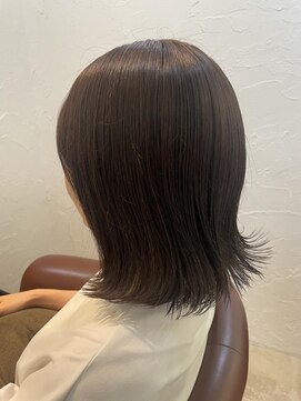 スーリール 箱崎店(Sourire) グレージュcolor×外ハネ