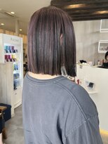 プラス ファースト ヘア(Plus 1st)&nbsp;アウターカラー×モーヴピンク×ピンクパープル