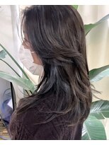 ノラキチジョウジ(NORA KICHIJOJI)&nbsp;前髪なしレイヤーカットカーテンバンググレージュワンカール