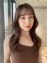 スクリーンギンザメゾン 銀座(SCREEN GINZA MAISON.)&nbsp;クラゲヘアー/小顔に見せるヘア/ココアベージュ/銀座