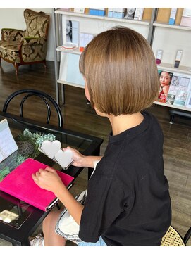 ココロヘアー ウィル 半田山店(Cocolo hair Will) 【白髪ぼかし】ハイブライトロコスカラー＋カット＋Tr