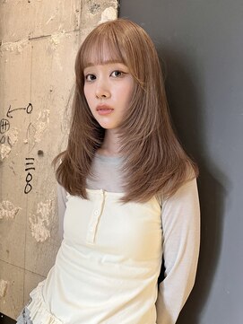 シリー(Silly) ミルクティーブラウンとザクザクレイヤー