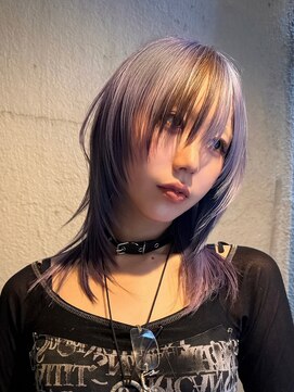 ユルク トウキョウ(jurk tokyo) レイヤーカット/デザインカラー/ラベンダー